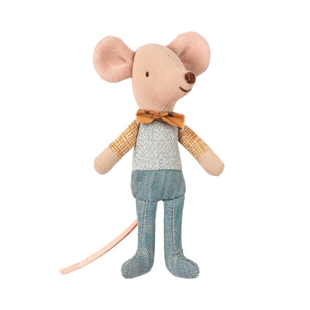 MAILEG - LITTLE BROTHER MOUSE IN BOX 10 CM