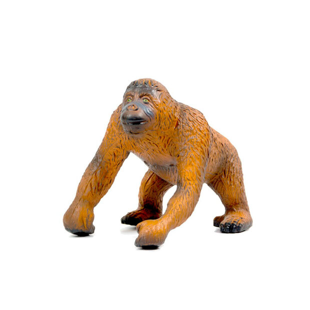 GREEN RUBBER TOYS - ORANGUTANG