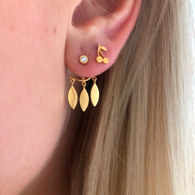 STINE A - BIG DOT EARRING 1 STK. | FORGYLDT