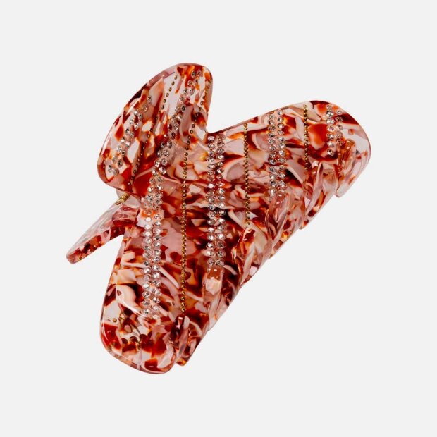 Pico Smykker - CARVER CRYSTAL CLAW  8,5 CM | STRAWBERRY CRYSTAL