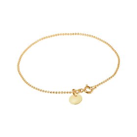 ENAMEL COPENHAGEN - BALL CHAIN ARMBÅND | FORGYLDT M/BEIGE