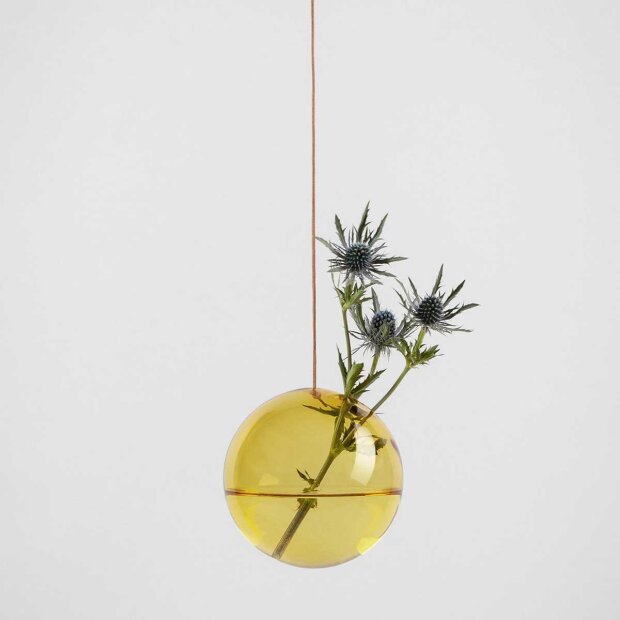 STUDIO ABOUT - HANGING FLOWER BUBBLE MEDIUM 11 CM/DIAMETER | YELLOW