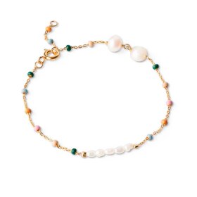 ENAMEL COPENHAGEN - LOLA PERLA ARMBÅND FORGYLDT | DREAMY