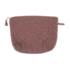 IB LAURSEN - TOILETTASKE QUILTET 18X28 CM | CORAL ALMOND