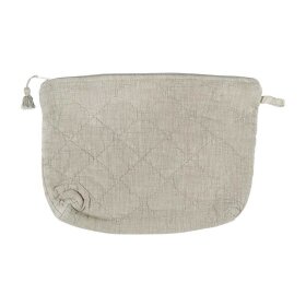 IB LAURSEN - TOILETTASKE QUILTET 18X28 CM | LINEN