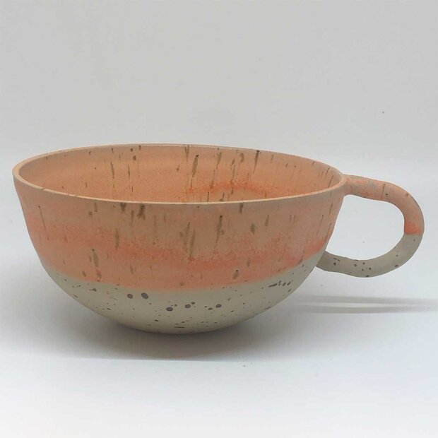 SANDKAAS KERAMIK - TEA BOWL | CORAL