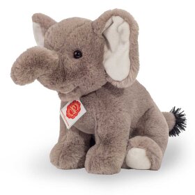 TEDDY HERMANN - SIDDENDE ELEFANT 25 CM