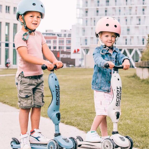 SCOOT & RIDE - HJELM STR. 45-51 CM | ROSE