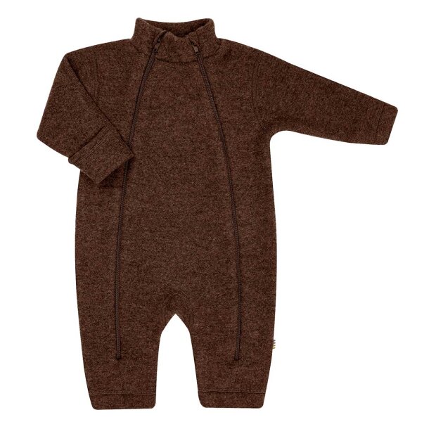 JOHA - JUMPSUIT 2-I-1 I ULD | MØRK BARK