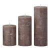 COZY LIVING - RUSTIC CANDLE 10X15 - 120 TIMER | MOCCA