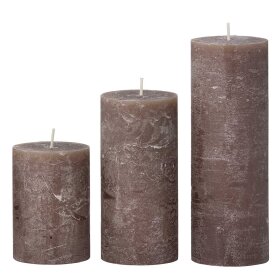 COZY LIVING - RUSTIC CANDLE 10X25 - 160 TIMER | MOCCA