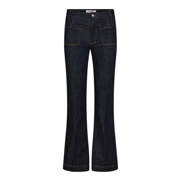 IVY COPENHAGEN - ANN CHARLOTTE JEANS WASH UNDONE INDIGO | DENIM