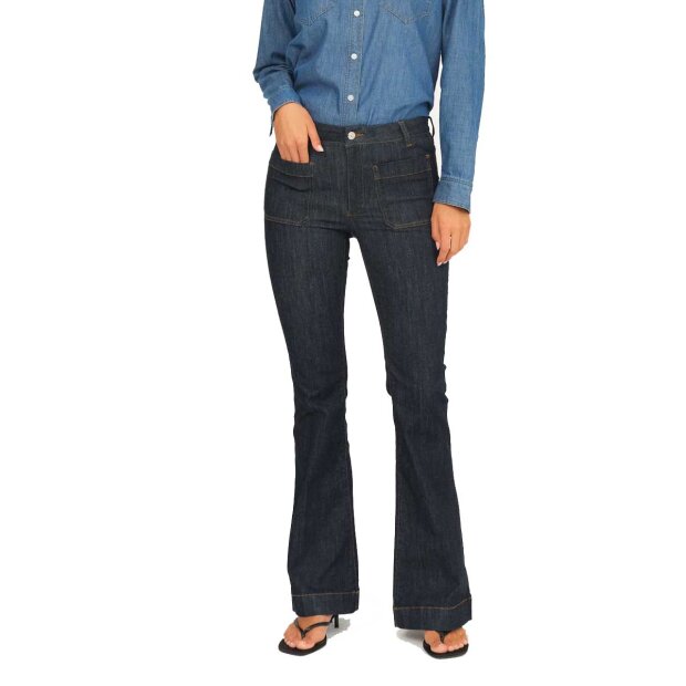 IVY COPENHAGEN - ANN CHARLOTTE JEANS WASH UNDONE INDIGO | DENIM