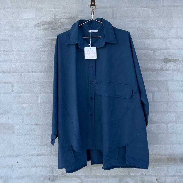 CABANA LIVING - TOKYO SKJORTE | BLUE/NAVY