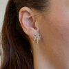 Pico - ARCO MINI CRYSTAL STUD ØRERINGE | FORGYLDT