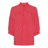 MARTA DU CHATEAU - ILINA BLUSE | RED STRIPE