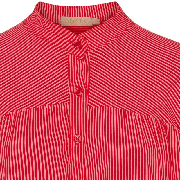 MARTA DU CHATEAU - ILINA BLUSE | RED STRIPE