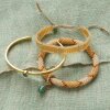 A BEAUTIFUL STORY - SEASIDE AVENTURINE ARMBÅND | FORGYLDT