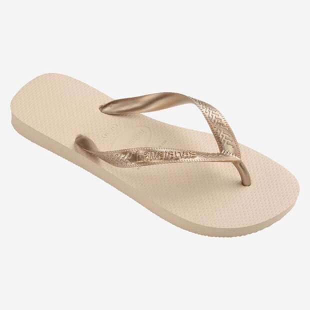 HAVAIANAS - TOP TIRAS SENSES KLIPKLAPPER | BEIGE