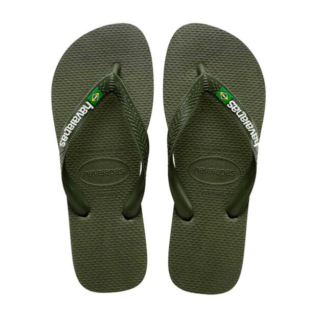 HAVAIANAS - HAVAIANAS BRASIL KLIP KLAPPER | OLIVE GREEN