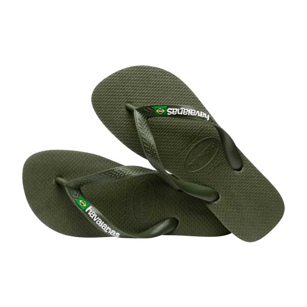 HAVAIANAS - HAVAIANAS BRASIL KLIP KLAPPER | OLIVE GREEN