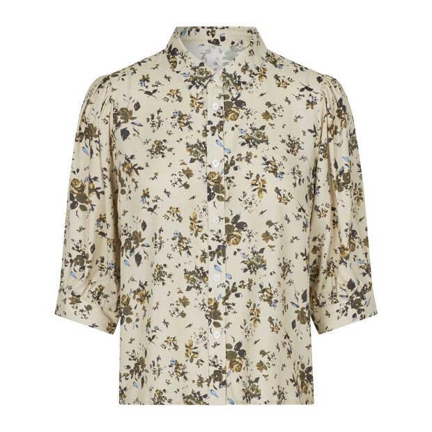 LOLLYS LAUNDRY - BONO SKJORTE M/KORTE ÆRMER | FLOWER PRINT