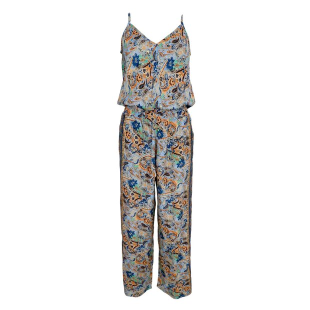 BLACK COLOUR - LUNA ELLA JUMPSUIT | BOTANICAL BLUE