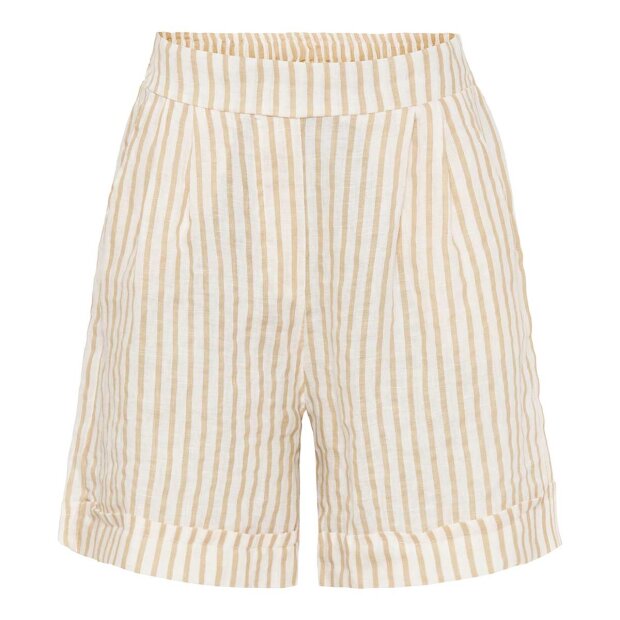 MARTA DU CHATEAU - SOPHIA SHORTS | BEIGE STRIPE