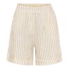 MARTA DU CHATEAU - SOPHIA SHORTS | BEIGE STRIPE