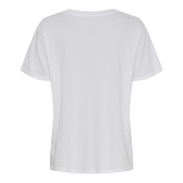 MARTA DU CHATEAU - INGE T-SHIRT | WHITE/MILLITARY HUMMINGBIRD