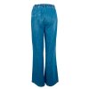 BLACK COLOUR - NETTIE BOX JEANS | MID BLUE