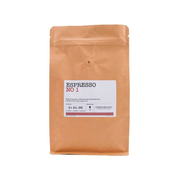 STRANDVEJSRISTERIET - ESPRESSO NO. 1 - 500G