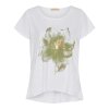 MARTA DU CHATEAU - MARIE T-SHIRT | LT KAKI FLOWER