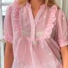 CONTINUE COPENHAGEN - SILKE CHIFFON BLUSE | ROSE