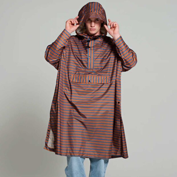 RAINKISS - RAINKISS REGNPONCHO | BRETON BROWN BLUE