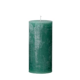 COZY LIVING - RUSTIC CANDLE 7X15 - 60 TIMER | JUNGLE GREEN