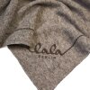 LALA BERLIN - TRIANGLE SOLID LOGO CASHMERE TØRKLÆDE | CITY MIDDLEGREY MELANGE