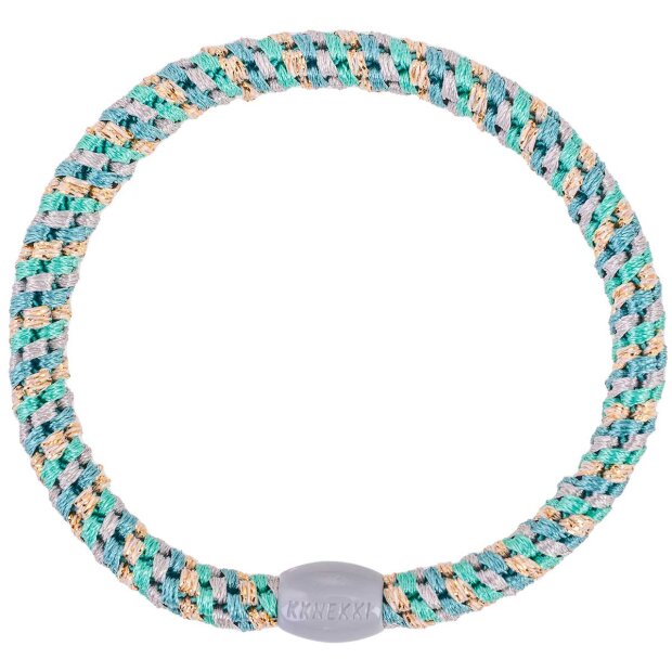 BON DEP - KKNEKKI SLIM ELASTIK | MIX TEAL GOLD