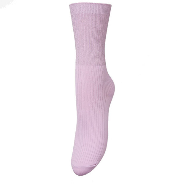 BECK SØNDERGAARD - GRADY GLITTER SOCK | LILAC CHIFFON