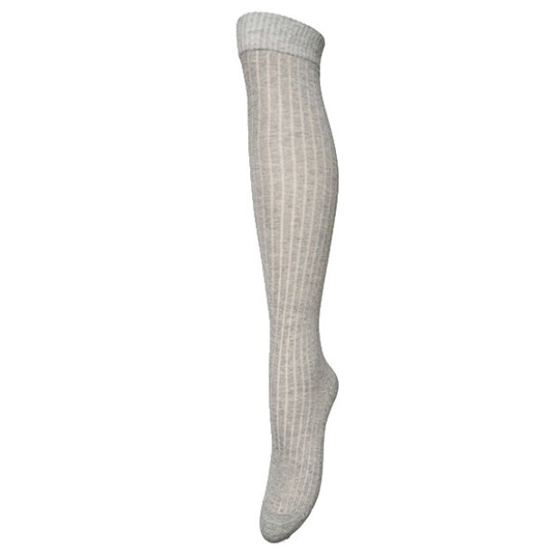 BECK SØNDERGAARD - UMA KNEE SOCK | LIGHT GREY MELANGE