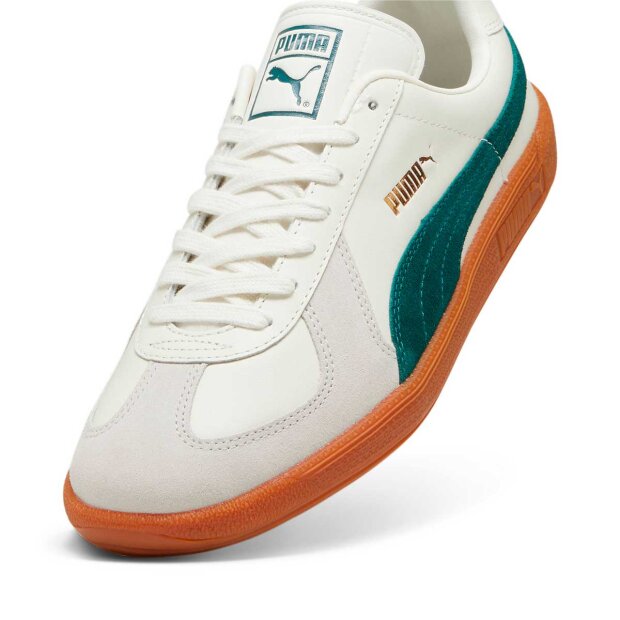 PUMA - ARMY TRAINER SNEAKERS | WARM WHITE/DARK MYRTLE