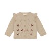 MINYMO - CARDIGAN STRIK | BEIGE MELANGE