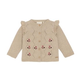 MINYMO - CARDIGAN STRIK | BEIGE MELANGE