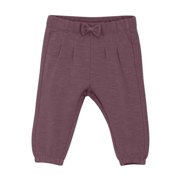 MINYMO - JOGGINGBUKSER | BLACK PLUM