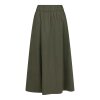 NEO NOIR - YARA POPLIN SKIRT | ARMY