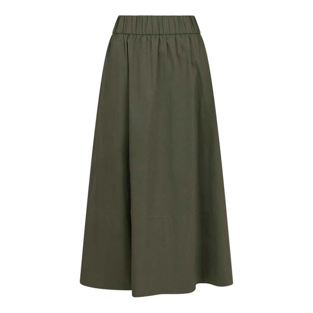 NEO NOIR - YARA POPLIN SKIRT | ARMY