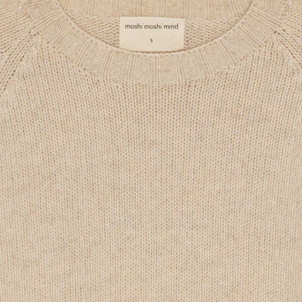 MOSHI MOSHI MIND - SIENNA KNIT WOOL | OATMEAL MELANGE