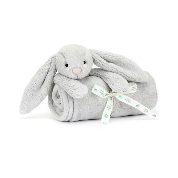 JELLYCAT - BASHFUL BUNNY TÆPPE - SILVER - 56X70 CM