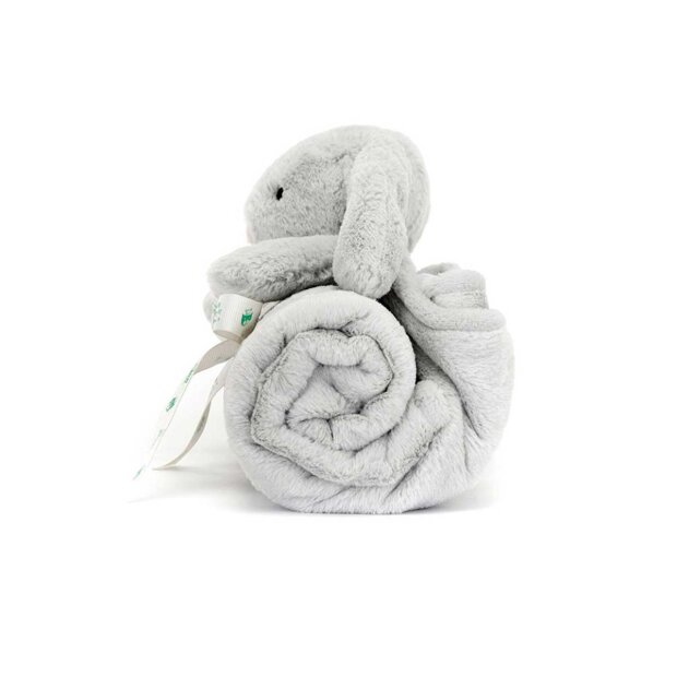 JELLYCAT - BASHFUL BUNNY TÆPPE - SILVER - 56X70 CM