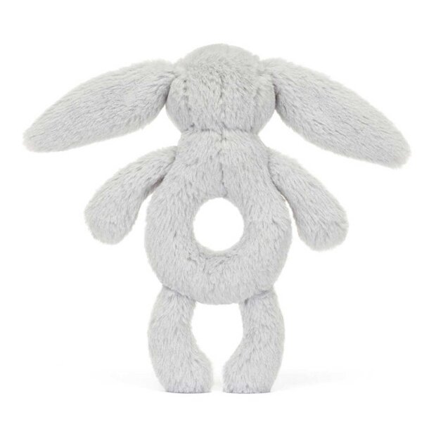 JELLYCAT - BASHFUL BUNNY RANGLE - SILVER - 18 CM